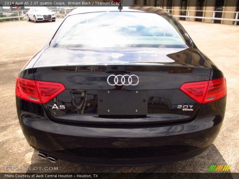 Brilliant Black / Titanium Gray 2014 Audi A5 2.0T quattro Coupe