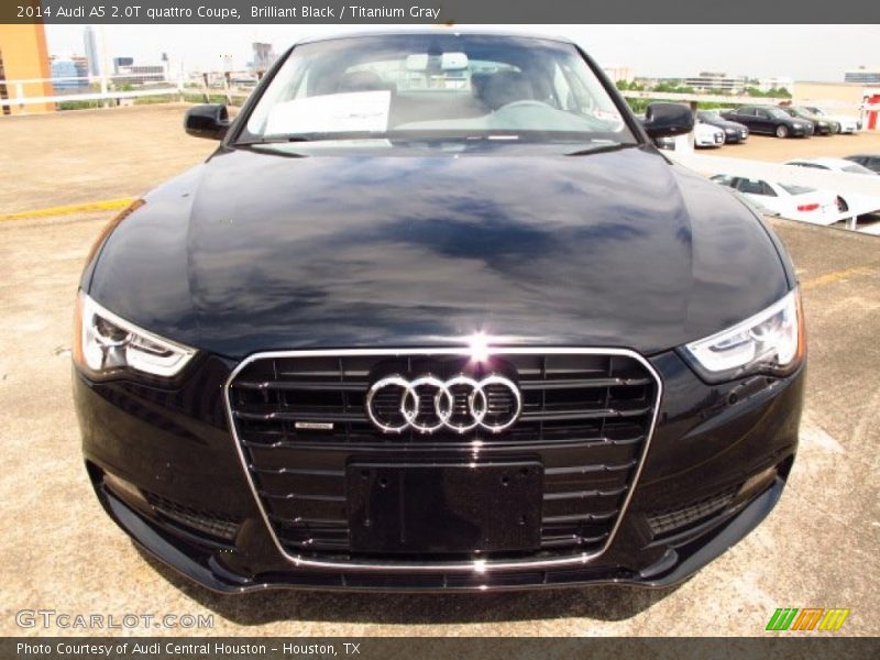 Brilliant Black / Titanium Gray 2014 Audi A5 2.0T quattro Coupe