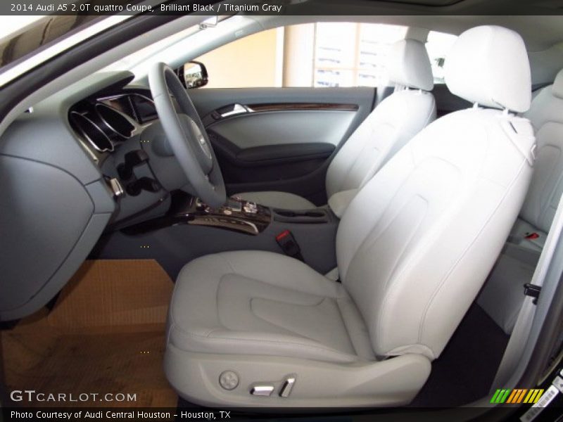 Brilliant Black / Titanium Gray 2014 Audi A5 2.0T quattro Coupe