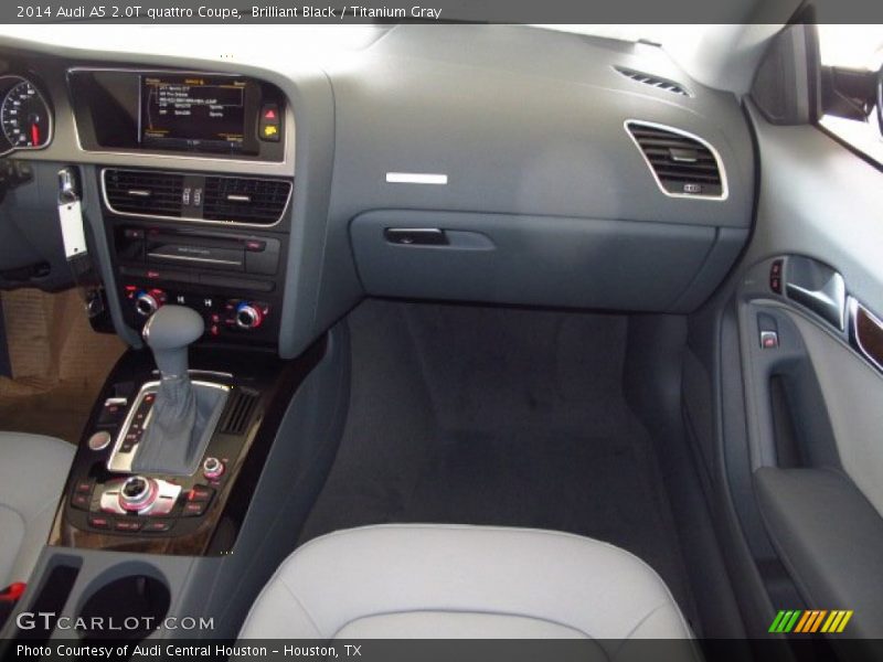 Brilliant Black / Titanium Gray 2014 Audi A5 2.0T quattro Coupe