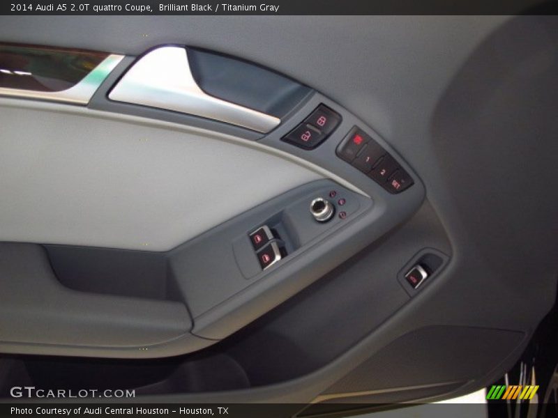 Brilliant Black / Titanium Gray 2014 Audi A5 2.0T quattro Coupe