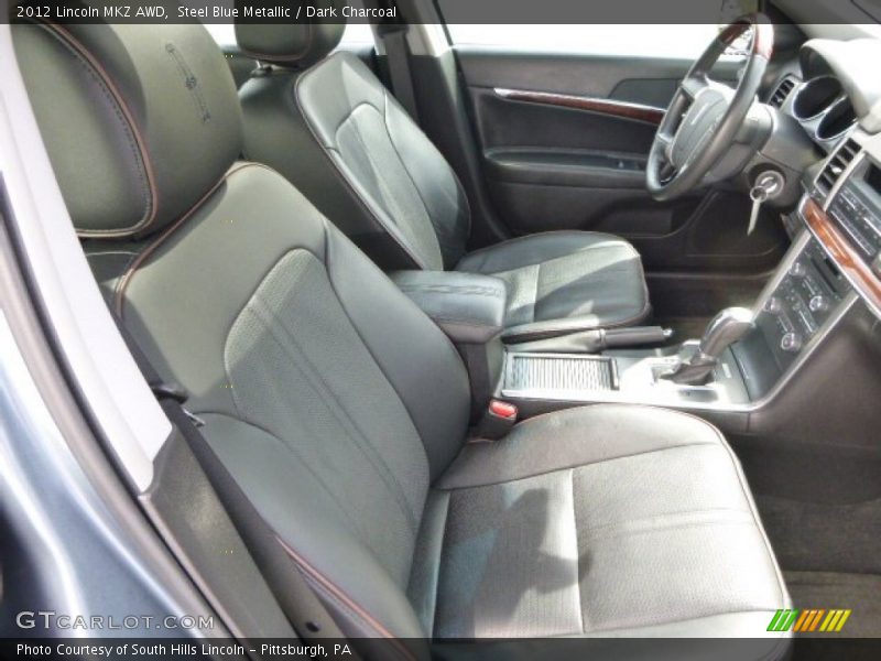 Steel Blue Metallic / Dark Charcoal 2012 Lincoln MKZ AWD