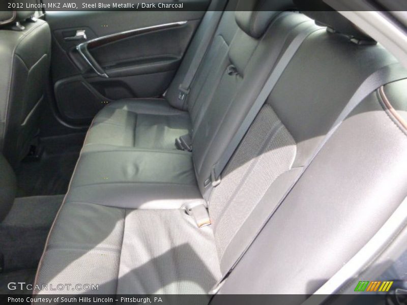 Steel Blue Metallic / Dark Charcoal 2012 Lincoln MKZ AWD