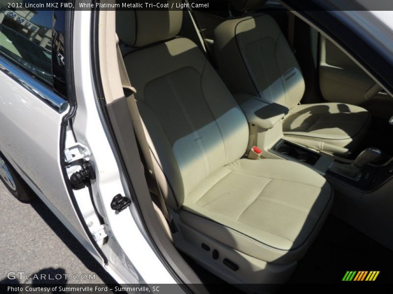 White Platinum Metallic Tri-Coat / Light Camel 2012 Lincoln MKZ FWD