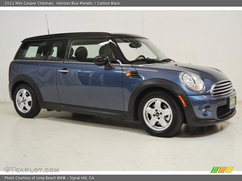 Horizon Blue Metallic / Carbon Black 2011 Mini Cooper Clubman
