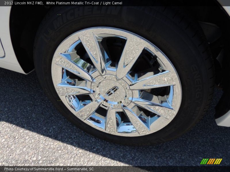 White Platinum Metallic Tri-Coat / Light Camel 2012 Lincoln MKZ FWD