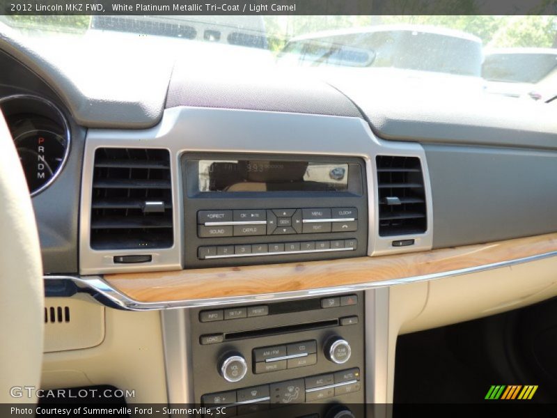 White Platinum Metallic Tri-Coat / Light Camel 2012 Lincoln MKZ FWD