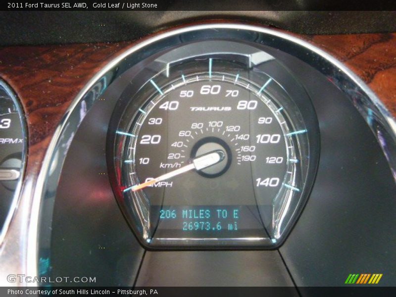 Gold Leaf / Light Stone 2011 Ford Taurus SEL AWD