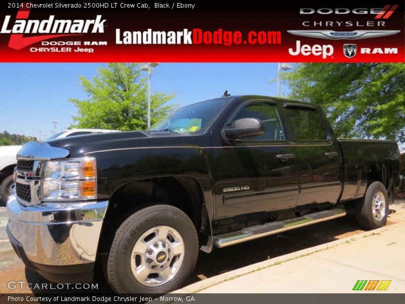 Black / Ebony 2014 Chevrolet Silverado 2500HD LT Crew Cab