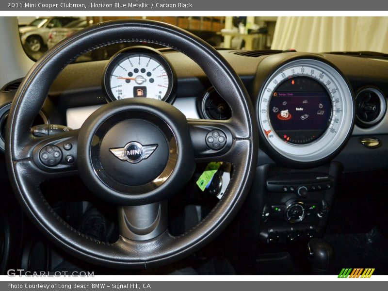 Horizon Blue Metallic / Carbon Black 2011 Mini Cooper Clubman