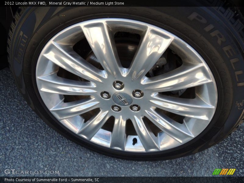Mineral Gray Metallic / Medium Light Stone 2012 Lincoln MKX FWD