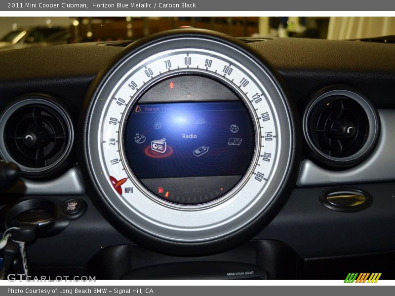 Horizon Blue Metallic / Carbon Black 2011 Mini Cooper Clubman