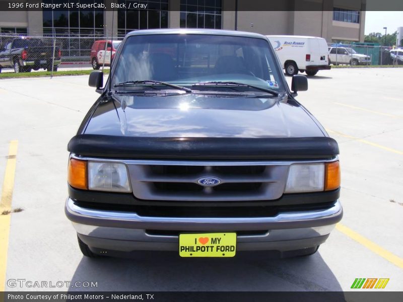 Black / Gray 1996 Ford Ranger XLT SuperCab