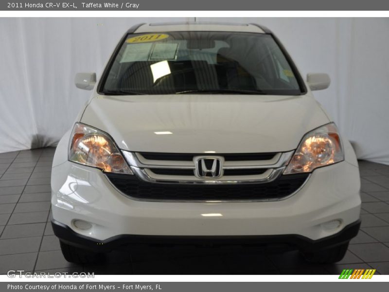 Taffeta White / Gray 2011 Honda CR-V EX-L