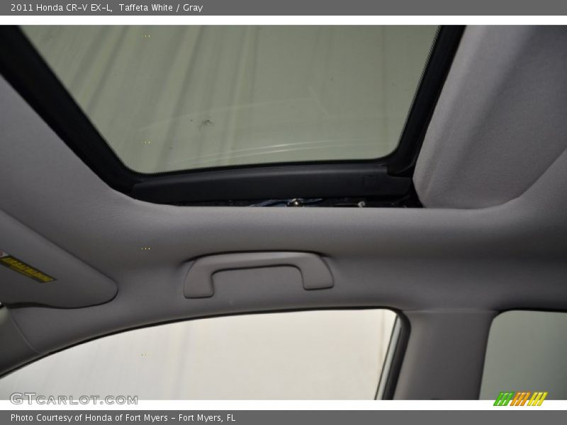 Taffeta White / Gray 2011 Honda CR-V EX-L