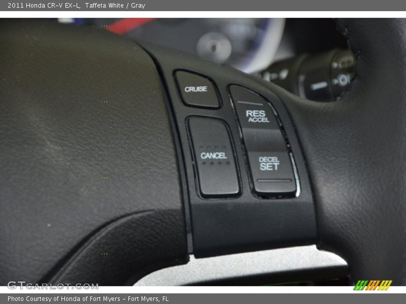 Taffeta White / Gray 2011 Honda CR-V EX-L