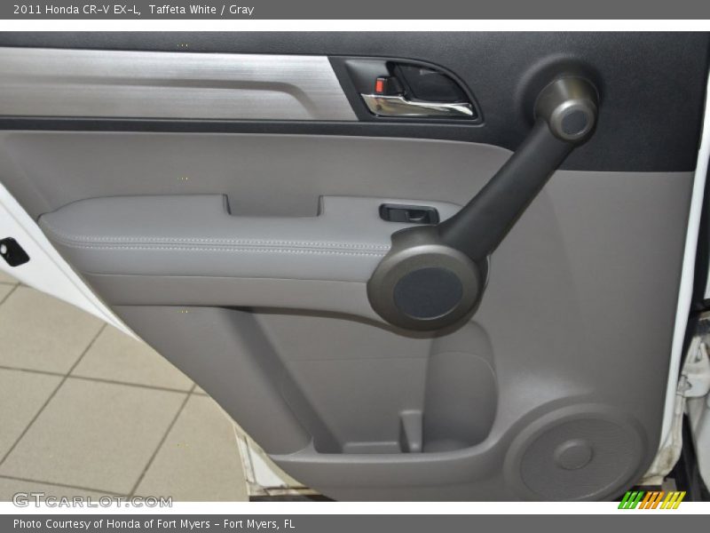 Taffeta White / Gray 2011 Honda CR-V EX-L