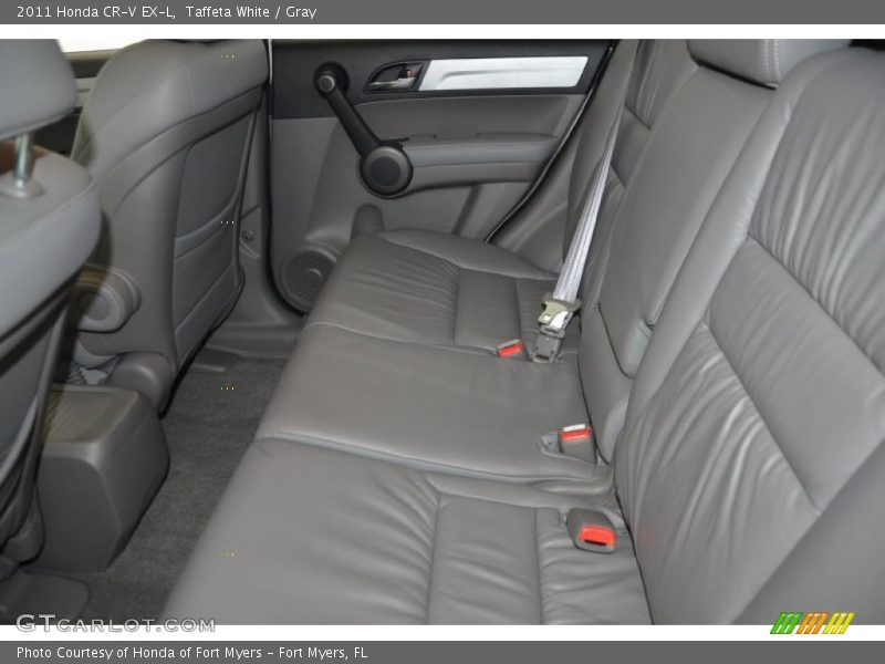 Taffeta White / Gray 2011 Honda CR-V EX-L