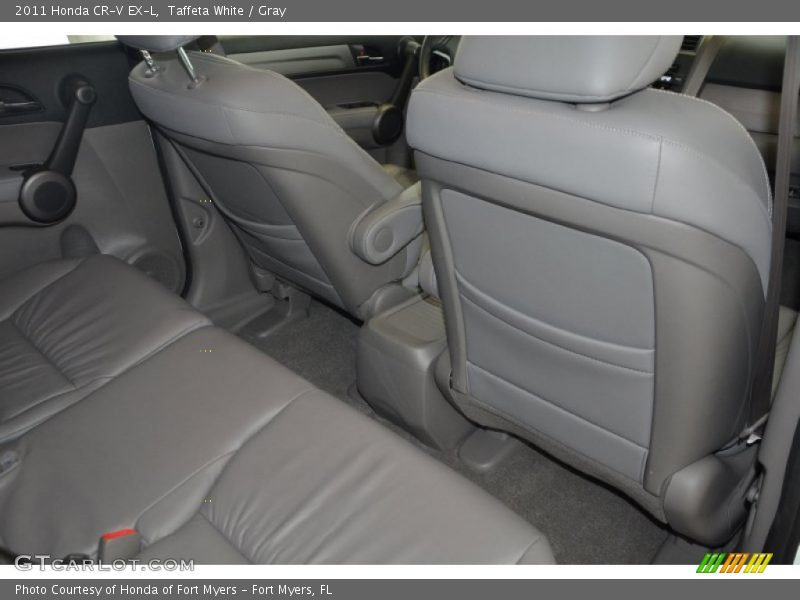 Taffeta White / Gray 2011 Honda CR-V EX-L