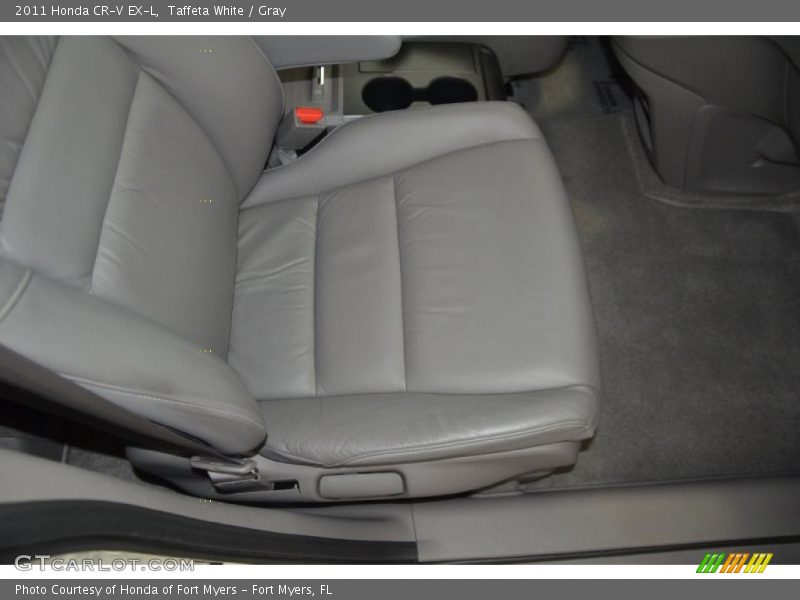 Taffeta White / Gray 2011 Honda CR-V EX-L