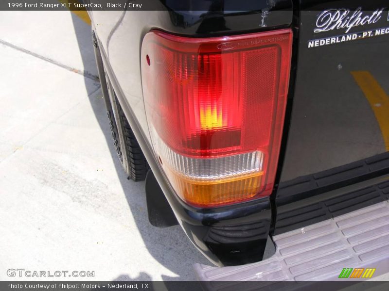 Black / Gray 1996 Ford Ranger XLT SuperCab