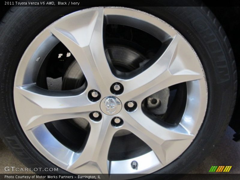 Black / Ivory 2011 Toyota Venza V6 AWD