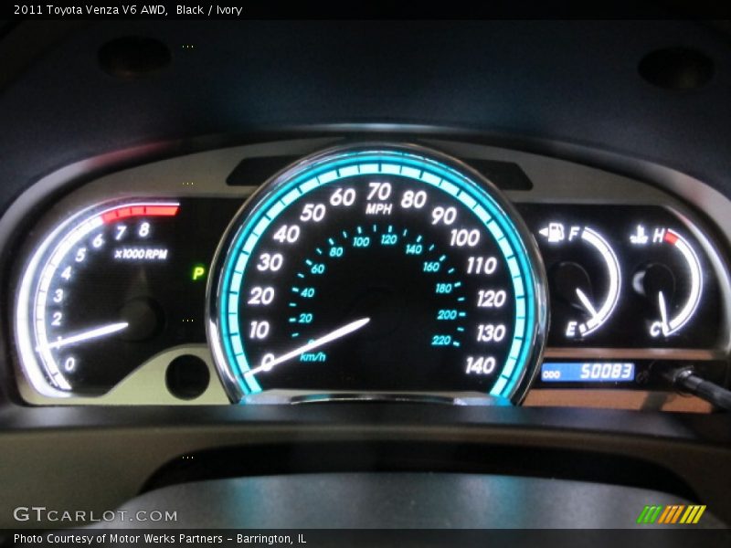 Black / Ivory 2011 Toyota Venza V6 AWD