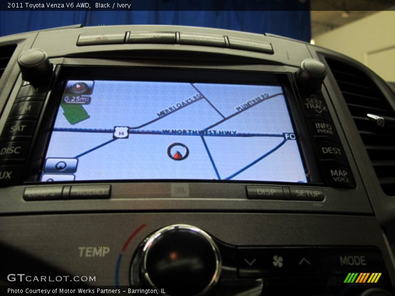 Black / Ivory 2011 Toyota Venza V6 AWD