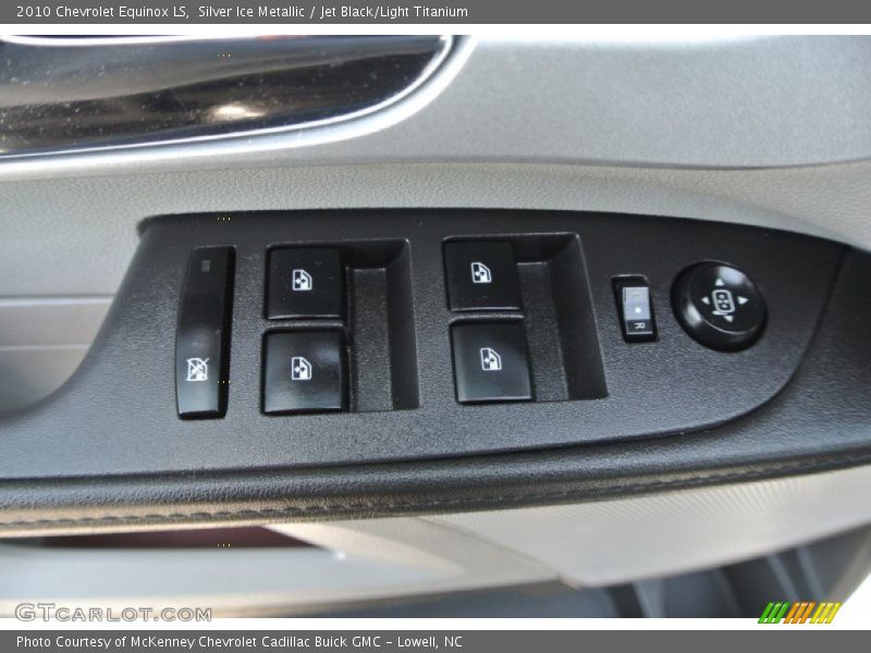 Silver Ice Metallic / Jet Black/Light Titanium 2010 Chevrolet Equinox LS