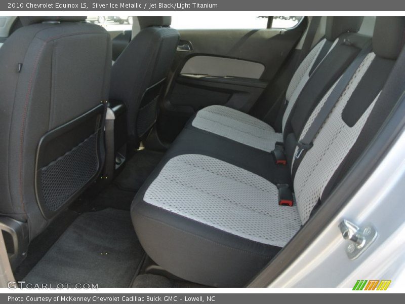 Silver Ice Metallic / Jet Black/Light Titanium 2010 Chevrolet Equinox LS