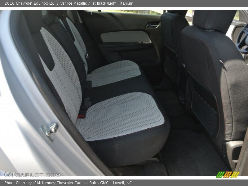 Silver Ice Metallic / Jet Black/Light Titanium 2010 Chevrolet Equinox LS