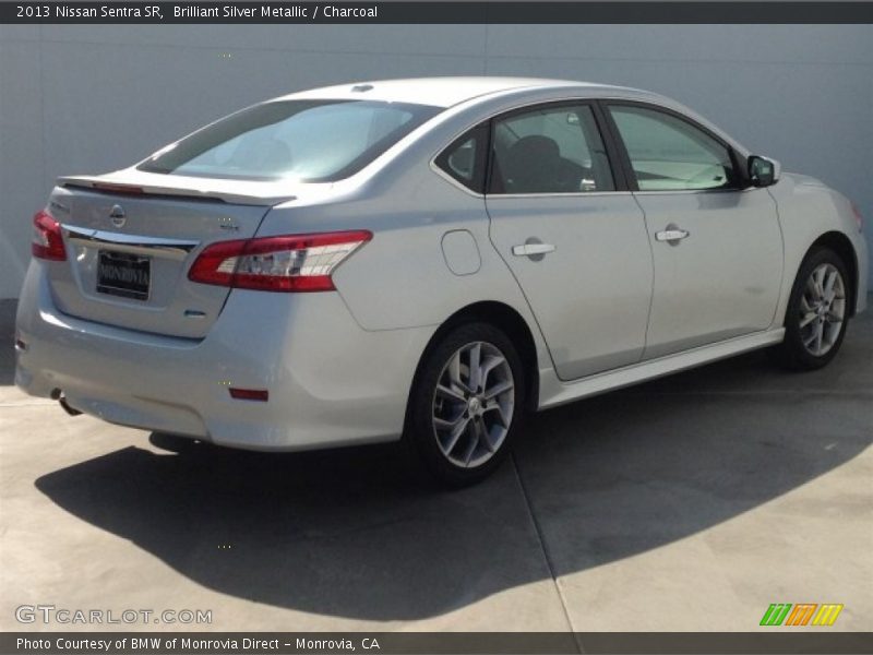 Brilliant Silver Metallic / Charcoal 2013 Nissan Sentra SR