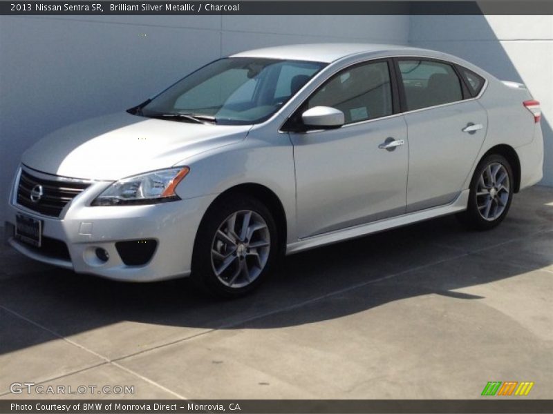 Brilliant Silver Metallic / Charcoal 2013 Nissan Sentra SR