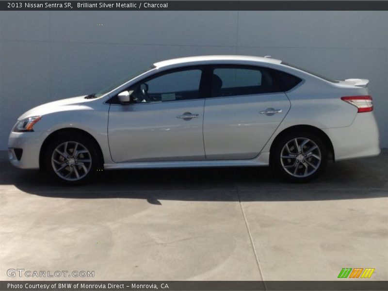 Brilliant Silver Metallic / Charcoal 2013 Nissan Sentra SR