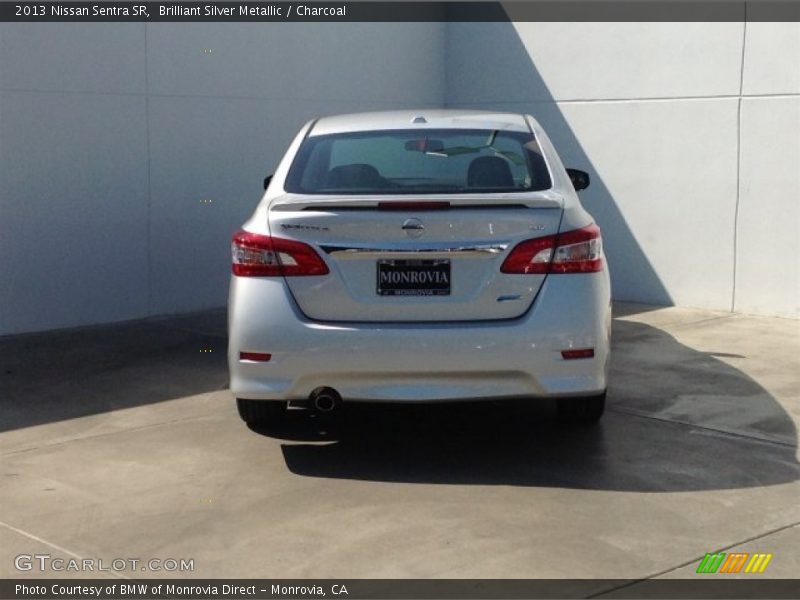 Brilliant Silver Metallic / Charcoal 2013 Nissan Sentra SR