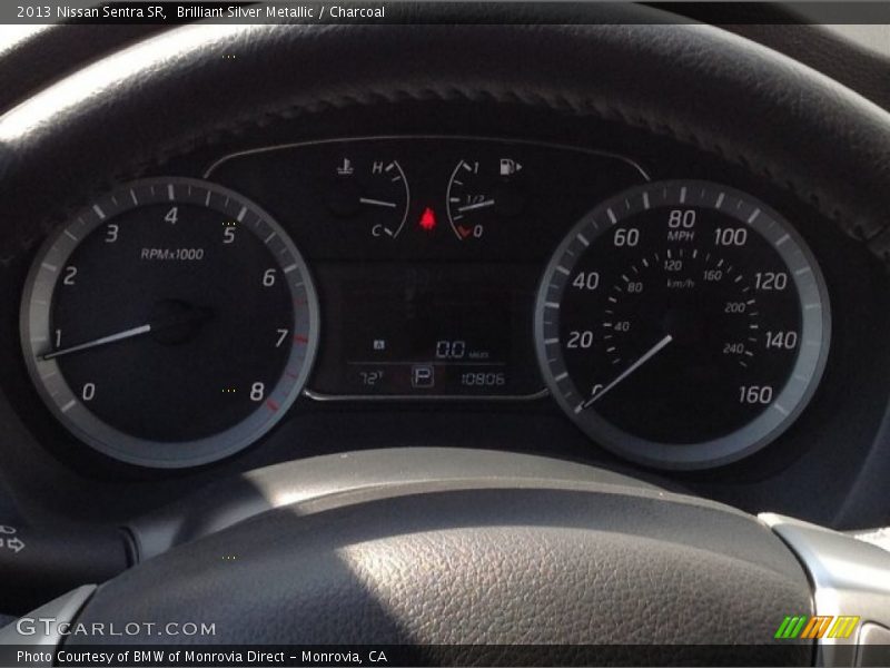 Brilliant Silver Metallic / Charcoal 2013 Nissan Sentra SR