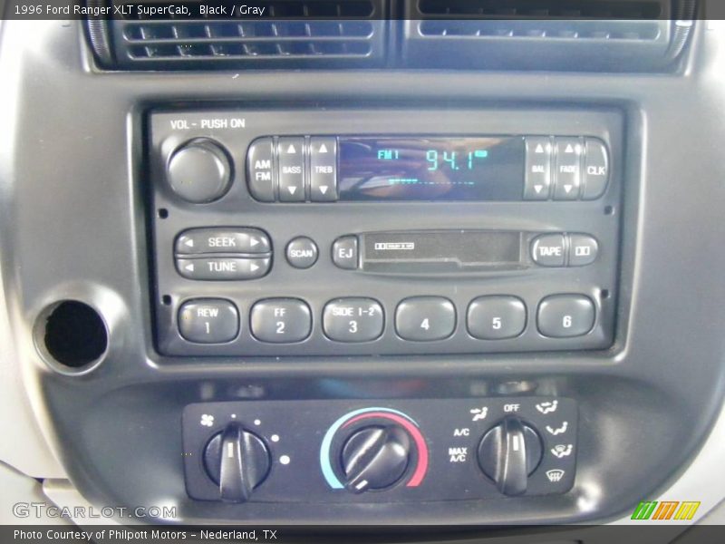 Black / Gray 1996 Ford Ranger XLT SuperCab