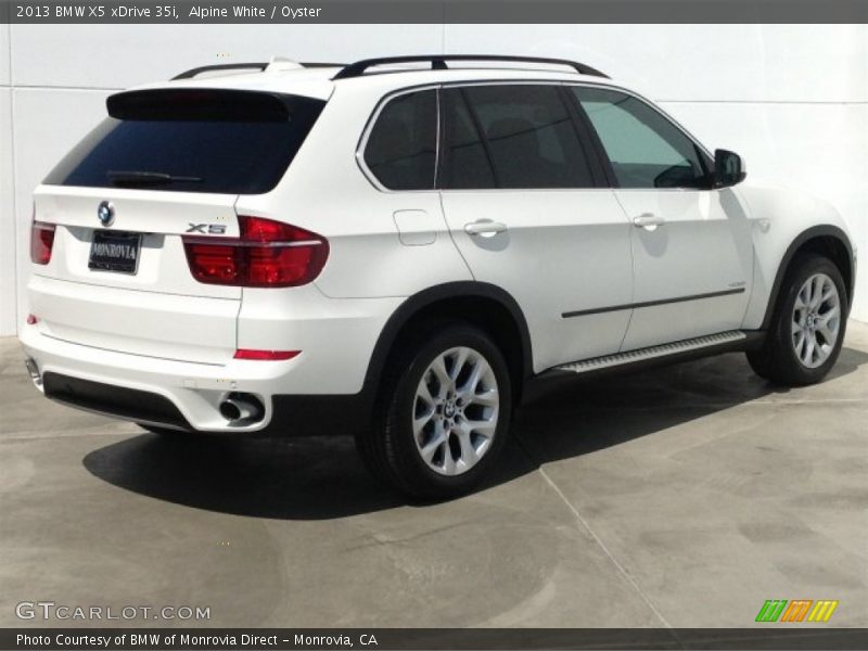 Alpine White / Oyster 2013 BMW X5 xDrive 35i