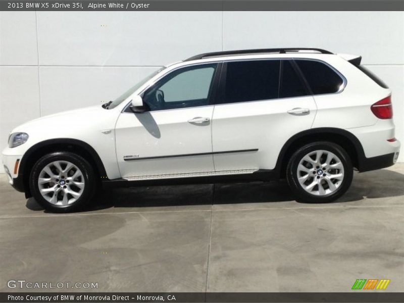 Alpine White / Oyster 2013 BMW X5 xDrive 35i