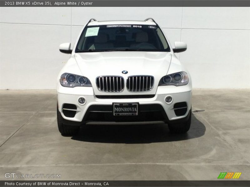 Alpine White / Oyster 2013 BMW X5 xDrive 35i