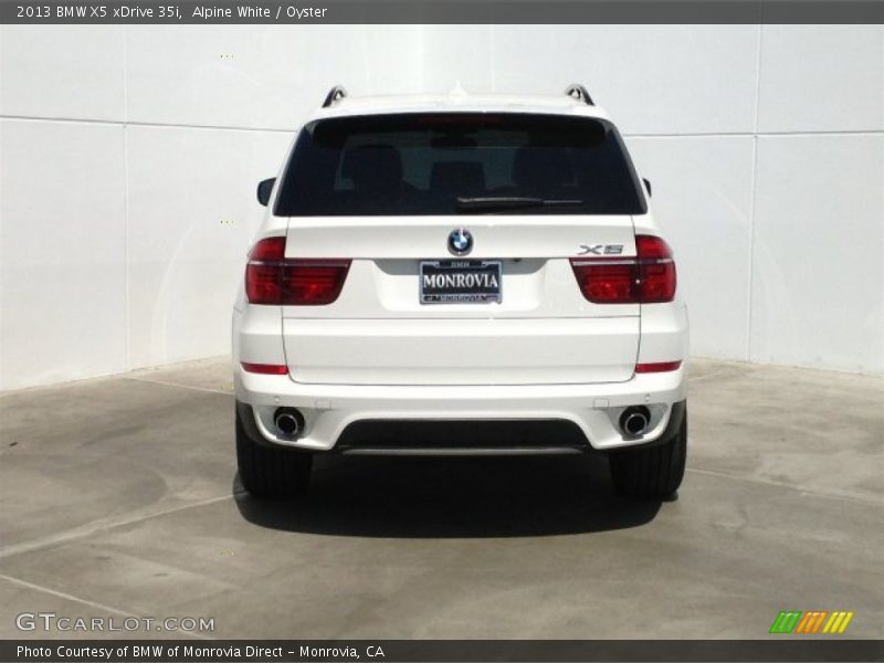 Alpine White / Oyster 2013 BMW X5 xDrive 35i