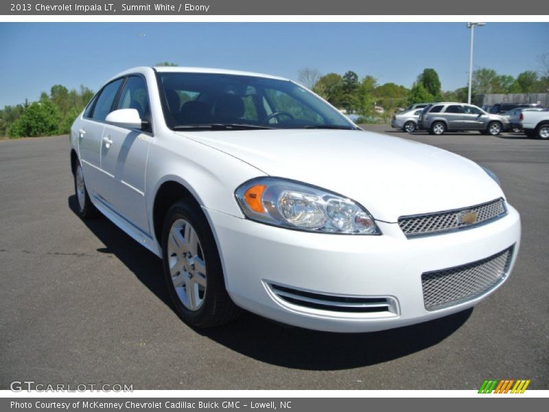 Summit White / Ebony 2013 Chevrolet Impala LT