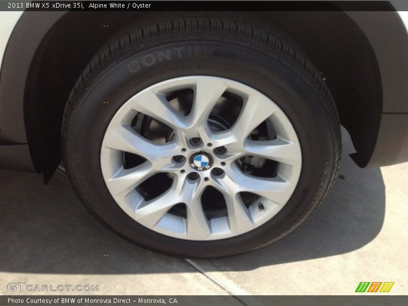 Alpine White / Oyster 2013 BMW X5 xDrive 35i