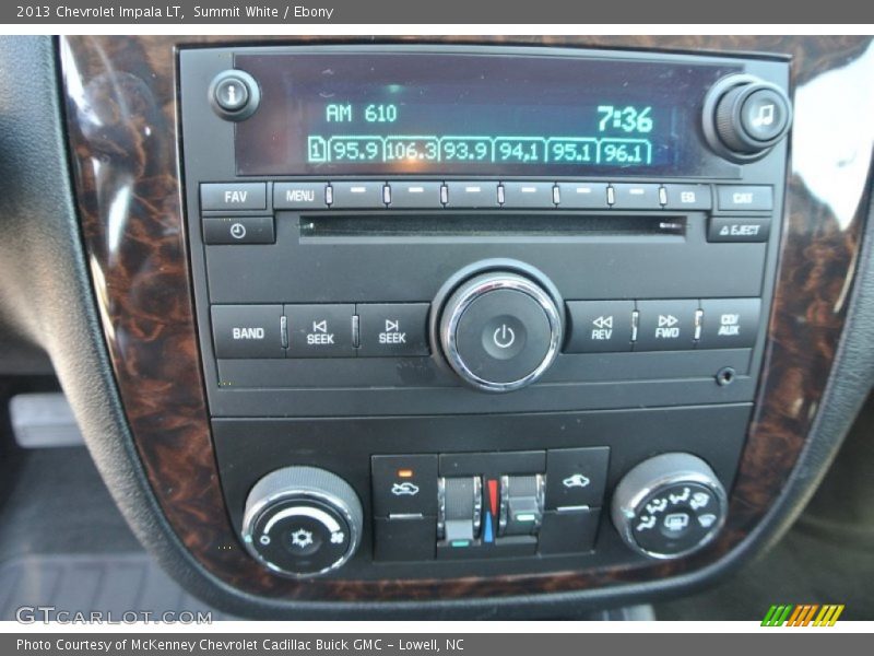 Summit White / Ebony 2013 Chevrolet Impala LT