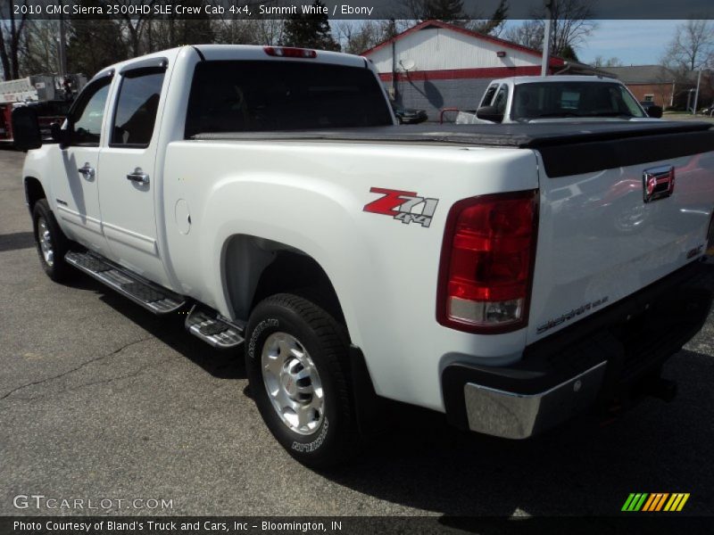 Summit White / Ebony 2010 GMC Sierra 2500HD SLE Crew Cab 4x4