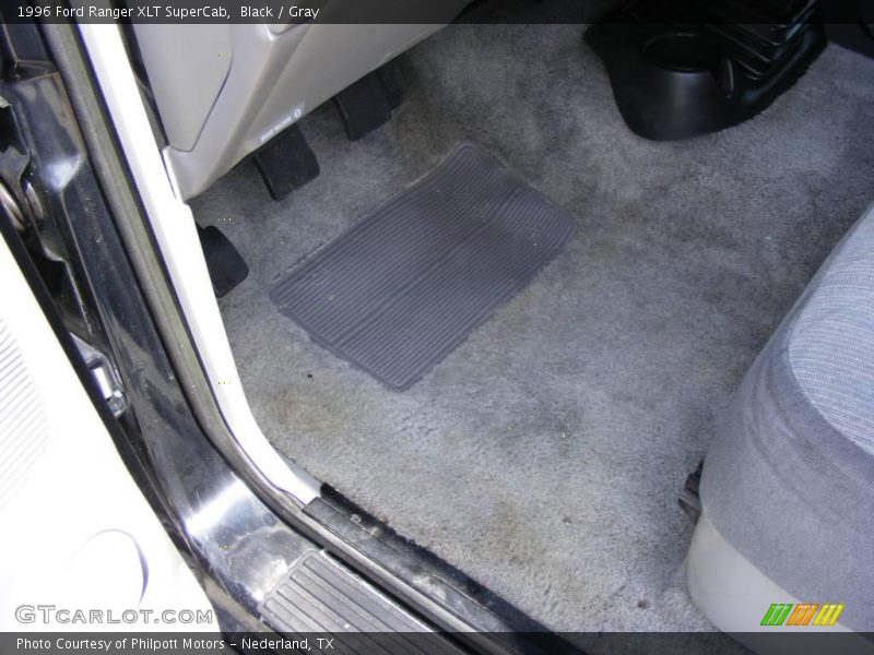 Black / Gray 1996 Ford Ranger XLT SuperCab