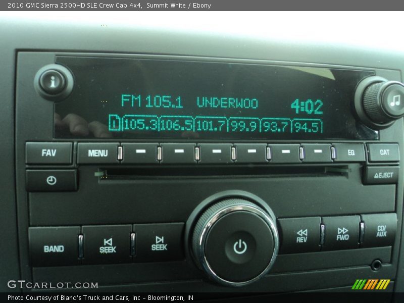 Summit White / Ebony 2010 GMC Sierra 2500HD SLE Crew Cab 4x4
