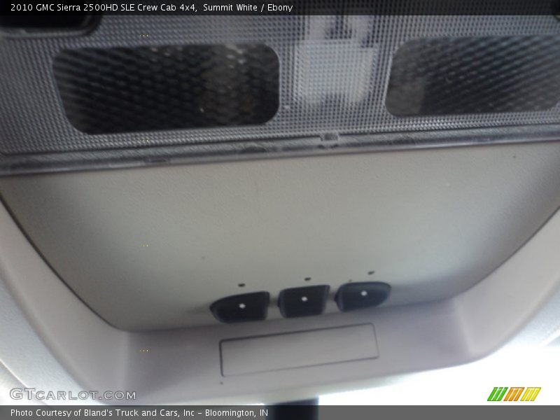 Summit White / Ebony 2010 GMC Sierra 2500HD SLE Crew Cab 4x4