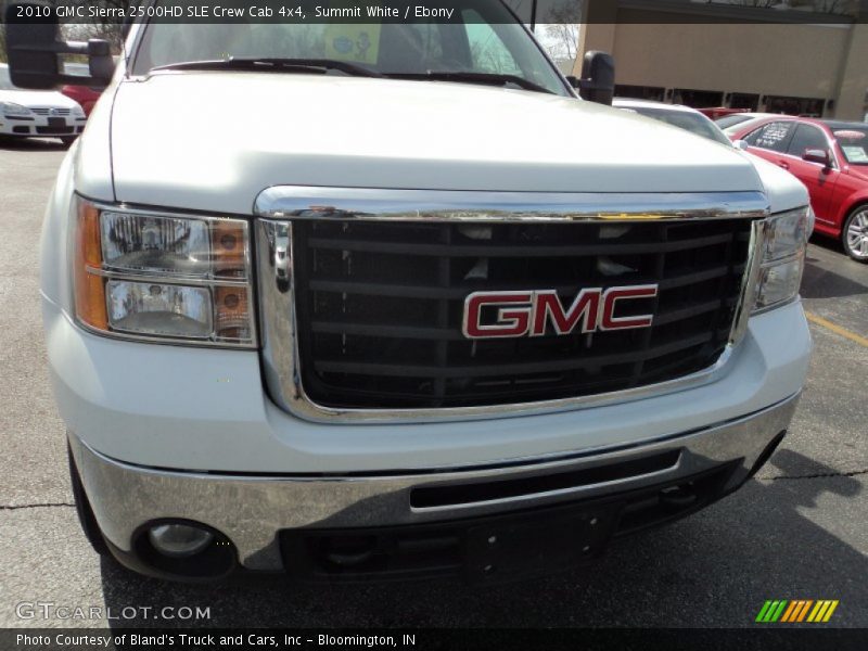 Summit White / Ebony 2010 GMC Sierra 2500HD SLE Crew Cab 4x4