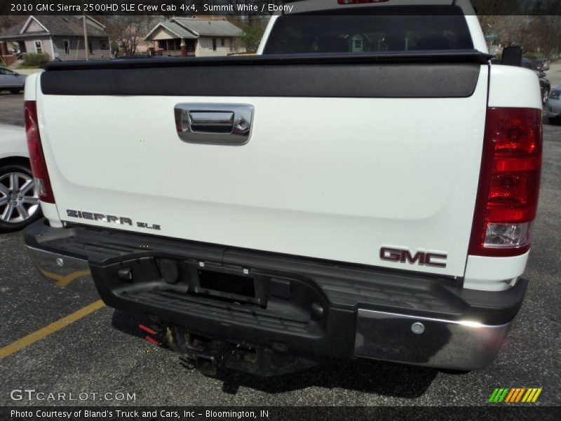 Summit White / Ebony 2010 GMC Sierra 2500HD SLE Crew Cab 4x4